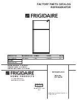 Frigidaire FRT18QRH Factory Parts Catalog предпросмотр