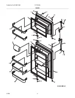 Предварительный просмотр 2 страницы Frigidaire FRT18S6A Factory Parts Catalog