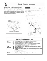 Предварительный просмотр 19 страницы Frigidaire FRT18S6AQ2 Use & Care Manual