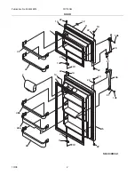 Предварительный просмотр 2 страницы Frigidaire FRT18S6J Parts Catalog