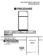 Frigidaire FRT18TJH Factory Parts Catalog предпросмотр