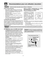 Предварительный просмотр 45 страницы Frigidaire FRT21FD3AQ2 Use & Care Manual