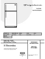 Frigidaire FRT21HBBS Factory Parts Catalog предпросмотр