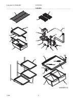 Предварительный просмотр 8 страницы Frigidaire FRT21HR6A Factory Parts Catalog