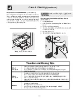 Предварительный просмотр 19 страницы Frigidaire FRT21HS6DQ - 20.5 cu. Ft. Top-Freezer Refrigerator Use & Care Manual