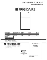 Frigidaire FRT21ILRG Factory Parts Catalog предпросмотр