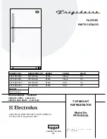 Frigidaire FRT21KD3A Factory Parts Catalog предпросмотр