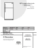 Предварительный просмотр 1 страницы Frigidaire FRT21KG4C Factory Parts Catalog