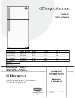 Frigidaire FRT21KS5A Factory Parts Catalog предпросмотр