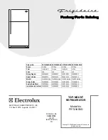 Предварительный просмотр 1 страницы Frigidaire FRT21KS6D Factory Parts Catalog