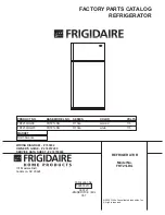 Предварительный просмотр 1 страницы Frigidaire FRT21LRG Factory Parts Catalog