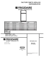 Предварительный просмотр 1 страницы Frigidaire FRT21NNG Factory Parts Catalog