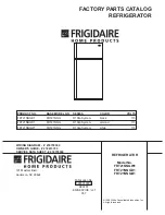 Frigidaire FRT21NNGB1 Factory Parts Catalog предпросмотр