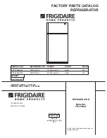 Frigidaire FRT21NSG Factory Parts Catalog предпросмотр