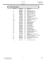 Предварительный просмотр 11 страницы Frigidaire FRT21NSG Factory Parts Catalog