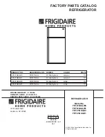 Предварительный просмотр 1 страницы Frigidaire FRT21NSGD0 Factory Parts Catalog