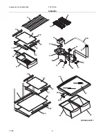 Предварительный просмотр 8 страницы Frigidaire FRT21P5A Factory Parts Catalog