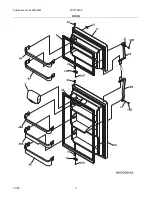 Предварительный просмотр 2 страницы Frigidaire FRT21P6CS Factory Parts Catalog