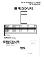 Frigidaire FRT21QRJ Factory Parts Catalog предпросмотр