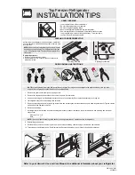 Frigidaire FRT21S6AW1 Installation Tips предпросмотр