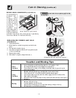 Предварительный просмотр 19 страницы Frigidaire FRT21S6AW8 Use & Care Manual