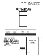 Frigidaire FRT21TSG Factory Parts Catalog предпросмотр