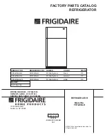 Frigidaire FRT22INLH Factory Parts Catalog предпросмотр