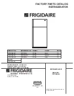 Frigidaire FRT22NQGJ Factory Parts Catalog preview