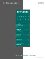 Frigidaire FRT22RRHW1 Owner'S Manual предпросмотр