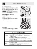 Предварительный просмотр 18 страницы Frigidaire FRT8WR6EZ9 Use & Care Manual