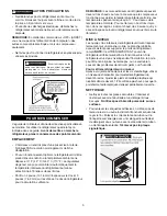 Предварительный просмотр 11 страницы Frigidaire FRTC03L3DW Use And Care Manual