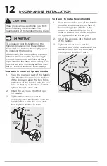 Предварительный просмотр 12 страницы Frigidaire FRTD2021AB Use & Care Manual