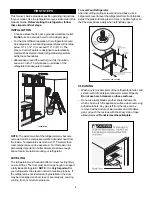 Предварительный просмотр 4 страницы Frigidaire FRU17B2JW0 Owner'S Manual