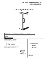 Frigidaire FRU17G4J Factory Parts Catalog предпросмотр