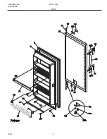 Предварительный просмотр 2 страницы Frigidaire FRU17G4J Factory Parts Catalog