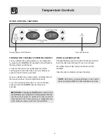 Предварительный просмотр 9 страницы Frigidaire FSC23F7TDW1 Use & Care Manual