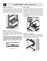 Предварительный просмотр 12 страницы Frigidaire FSC23F7TDW1 Use & Care Manual