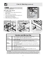 Предварительный просмотр 21 страницы Frigidaire FSC23F7TDW1 Use & Care Manual