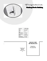 Frigidaire FSC23LR5J Parts Catalog предпросмотр