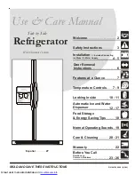 Предварительный просмотр 1 страницы Frigidaire FSC23R5DSB5 Use & Care Manual