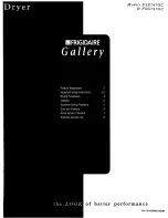 Frigidaire FSG747GC Manual preview