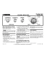 Preview for 1 page of Frigidaire FSG748GF Operating Instructions