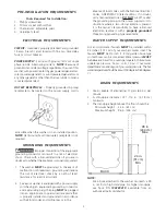 Предварительный просмотр 2 страницы Frigidaire FTF2140ES2 Installation Instructions Manual