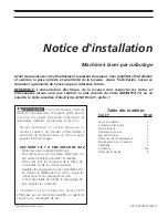 Предварительный просмотр 7 страницы Frigidaire FTF2140ES2 Installation Instructions Manual