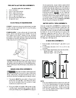 Предварительный просмотр 2 страницы Frigidaire FTF530ES0 Installation Instructions Manual