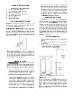 Предварительный просмотр 7 страницы Frigidaire FTF530ES0 Installation Instructions Manual