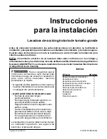 Предварительный просмотр 11 страницы Frigidaire FTF530ES0 Installation Instructions Manual