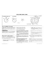 Предварительный просмотр 3 страницы Frigidaire FTF530FS3 Operating Instructions