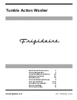 Frigidaire FTF630AS0 User Instructions preview