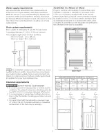 Предварительный просмотр 3 страницы Frigidaire FTW3011KW0 Installation Instructions Manual